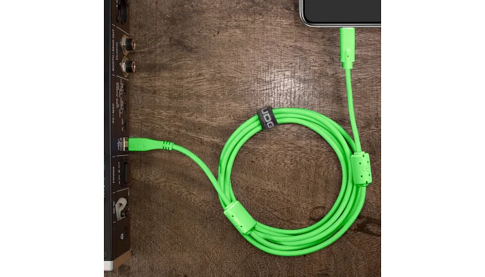 Цифровой USB кабель UDG Ultimate Audio Cable USB 2.0 C-B Green 1.5m, фото № 6