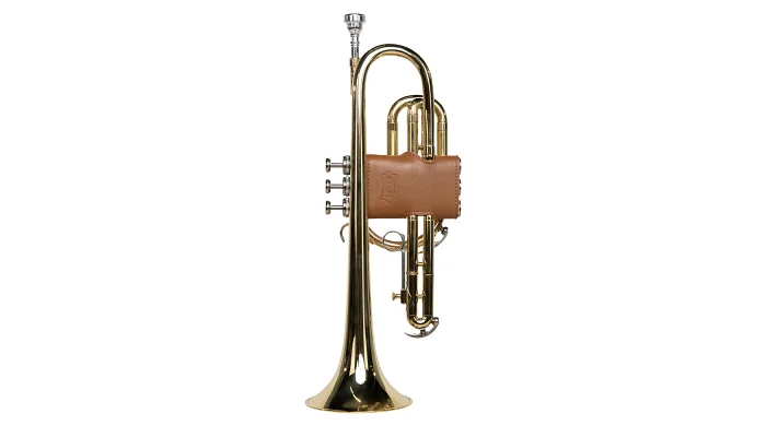 Чохол для клапанів труби LEVY'S LVG1-VGNTANR LEATHER VALVE GUARD TRUMPET (VEGAN TAN), фото № 5