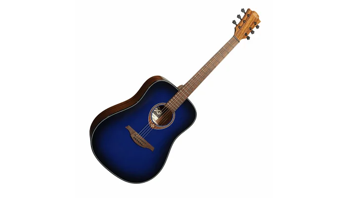 Акустична гітара Lag Tramontane Special Edition GLA T-BLUE-D (Blue Burst), фото № 4