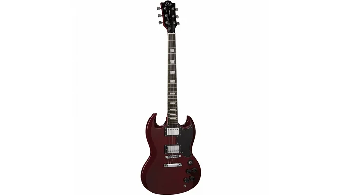 Електрогітара Eko Guitars DV-10 (Trasparent Red), фото № 1