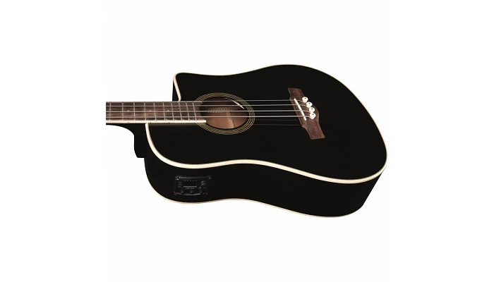 Электроакустическая бас-гитара Eko Guitars NXT Bass B100ce (See Thru Black), фото № 3