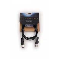 MIDI-кабель ROCKBOARD RBO CAB MD FX 100 BK ROCKBOARD FLAX PLUG MIDI CABLE, 100 CM