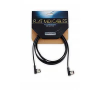 MIDI-кабель ROCKBOARD RBO CAB MIDI 200 BK FLAT MIDI CABLE - BLACK, 200 CM