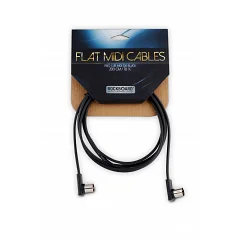 MIDI-кабель ROCKBOARD RBO CAB MIDI 200 BK FLAT MIDI CABLE - BLACK, 200 CM