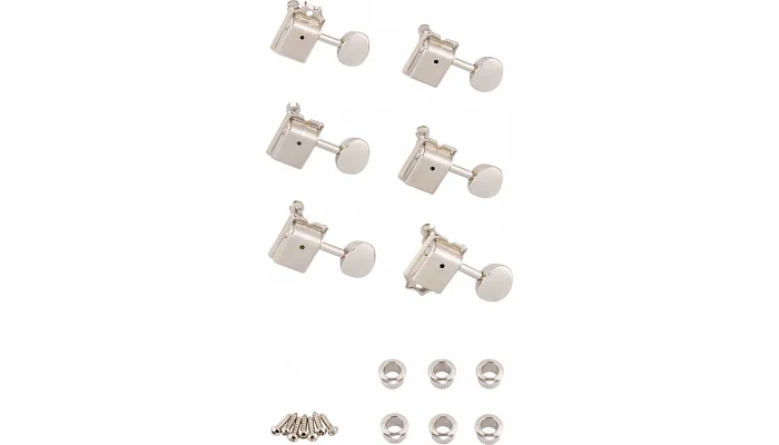 Набір колків для електрогітари FENDER PURE VINTAGE GUITAR TUNING MACHINES NICKEL/CHROME, фото № 1