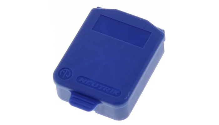 Пластиковая заглушка для панельных разъёмов D типа Neutrik SCDX-6-BLUE, фото № 2