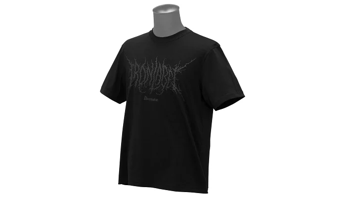 Футболка IBANEZ IBAT011L T-SHIRT IRON LABEL BLACK L SIZE, фото № 4
