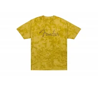 Футболка FENDER T-SHIRT SPAGHETTI LOGO TIE-DYE MUSTARD M