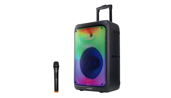 Автономна акустична система TMG 1215-02 (BT+1MIC+USB+SD+FM), фото № 1
