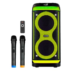 Автономна акустична система TMG 6620A (BT+2MIC+USB+SD+FM)