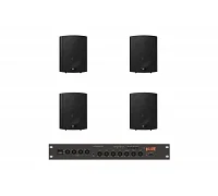 Комплект звуку DV audio LA804PB5B для зони оповіщення до 80м.
