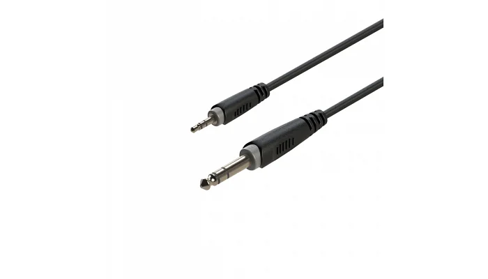 Готовий аудіокабель Jack 6.3 мм стерео тато - mini jack 3.5 стерео тато Roxtone SACC280L3, фото № 1