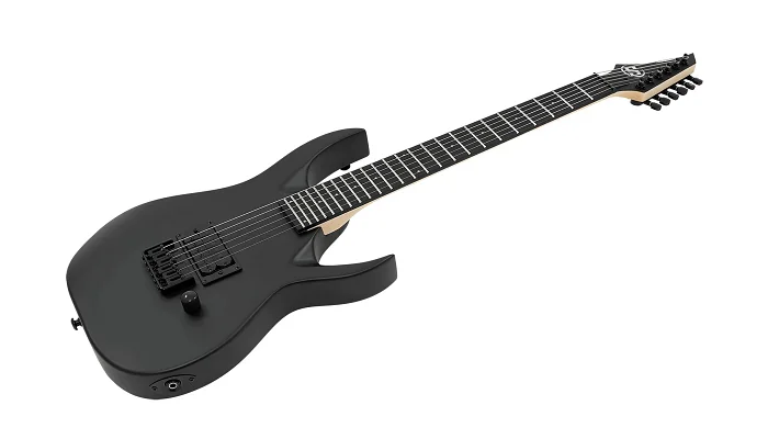Електрогітара S BY SOLAR TYPE AB AB4.61MC-E 3/4 CARBON BLACK MATTE, фото № 3