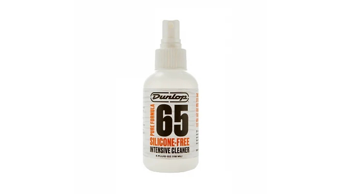 Засіб для догляду за гітарою DUNLOP 6644 PURE FORMULA 65 SILICONE-FREE INTENSIVE CLEANER - 4OZ