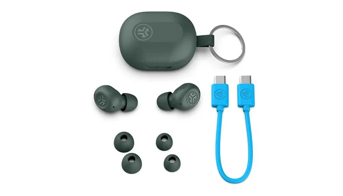 Бездротові вакуумні TWS навушники JLAB JBuds Mini Sage, фото № 5