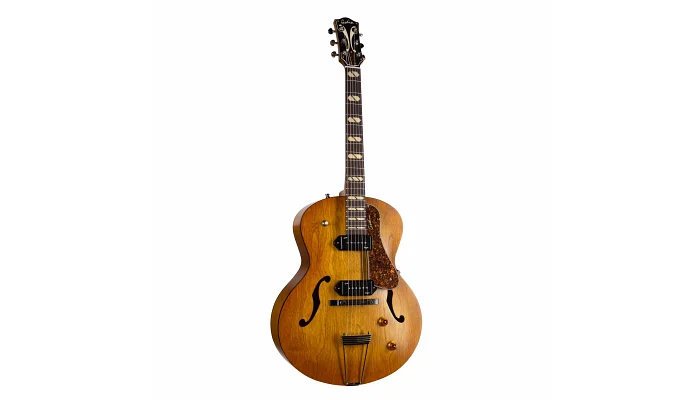 Напівакустична гітара Godin 5th Avenue Jumbo P90 Harvest Gold, фото № 2