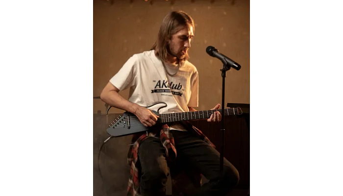 Silent гітара з чохлом та аксесуарами Donner Music HUSH-Ⅰ Silent Guitar Maple Black EC1782, фото № 4