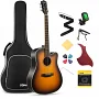 Гітарний набір Donner Music Donne Acoustic Guitar Cutaway Sunburst EC1020