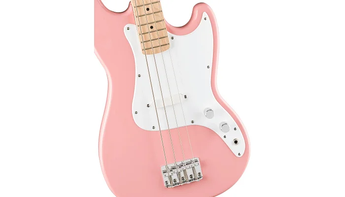 Бас-гітара SQUIER SONIC FSR BRONCO BASS SHELL PINK, фото № 3