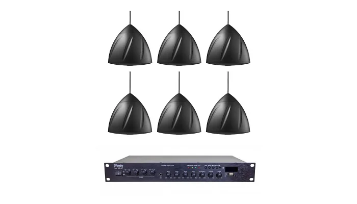 Комплект звуку DV audio LA1206PS5B для приміщень до 160 м ², фото № 1