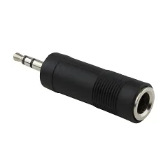 Переходник jack 6.3 стерео папа - mini jack 3.5 стерео мама Maximum Acoustics JS2MJS