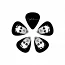 Набір медіаторів D'ADDARIO JOHN LENNON MIND GAMES GUITAR PICKS Medium Gauge (.70mm), 10-Pack