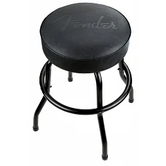 Стілець барний FENDER 30" EMBOSSED BLACK LOGO BARSTOOL BLACK