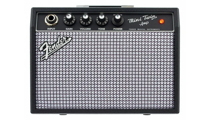 Міні-комбопідсилювач для електрогітари FENDER MINI '65 TWIN-AMP, фото № 1