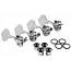 Набір колків для бас-гітари FENDER DELUXE "F" STAMP BASS TUNING MACHINE SET - LEFT-HANDED