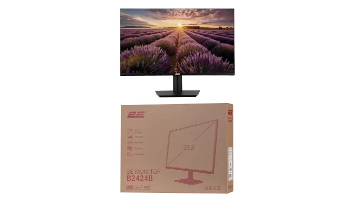 Монітор 2E B2424B 23,8" D-Sub, HDMI, VA, 100 Гц, FreeSync, фото № 15