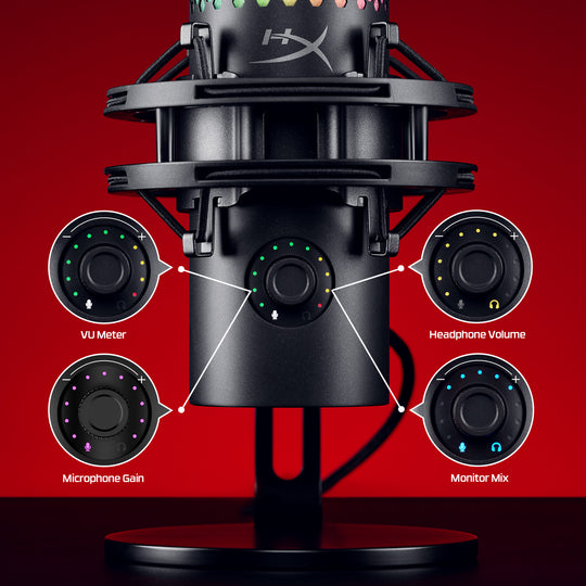 Микрофон для геймеров HyperX QuadCast 2 S Black