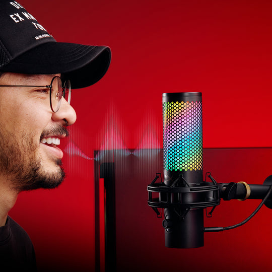 Микрофон для геймеров HyperX QuadCast 2 S Black
