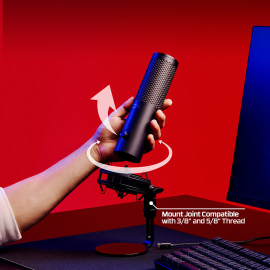 Микрофон для геймеров HyperX QuadCast 2 S Black