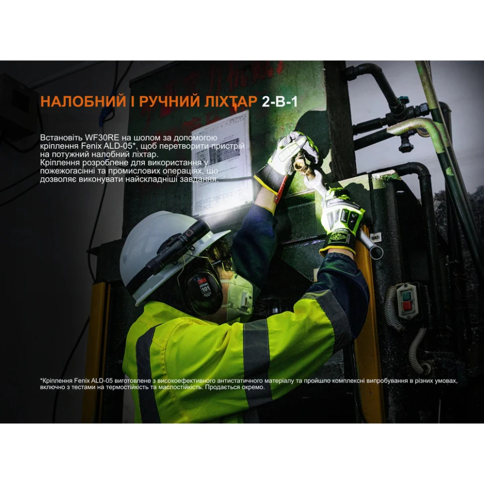 Ручной взрывозащищенный фонарь Fenix WF30RE Spark