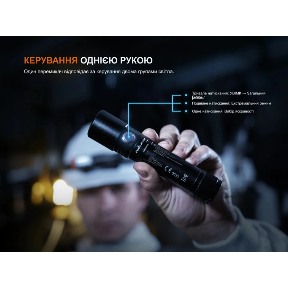 Ручной взрывозащищенный фонарь Fenix WF30RE Spark