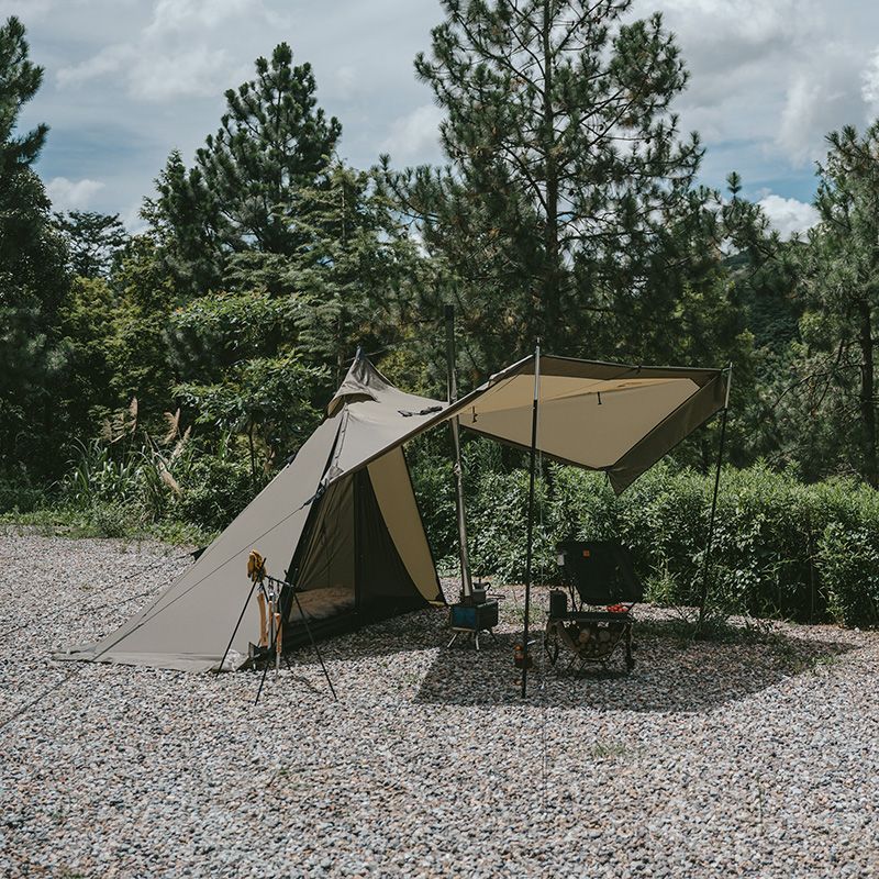Палатка с остроконечной вершиной Naturehike CNK2300ZP025 (коричневая)