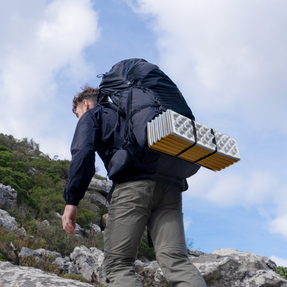 Складной коврик IXPE Naturehike CNK2550WS030, алюминиевая пленка, 18 мм (оливково-зеленый)
