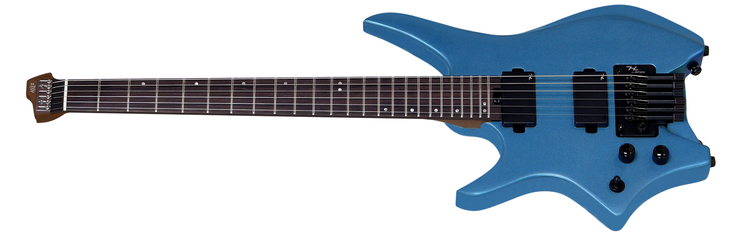 Безголова електрогітара HILS HN5L S/MEB (Satin Metallic Electric Blue) (лівостороння)
