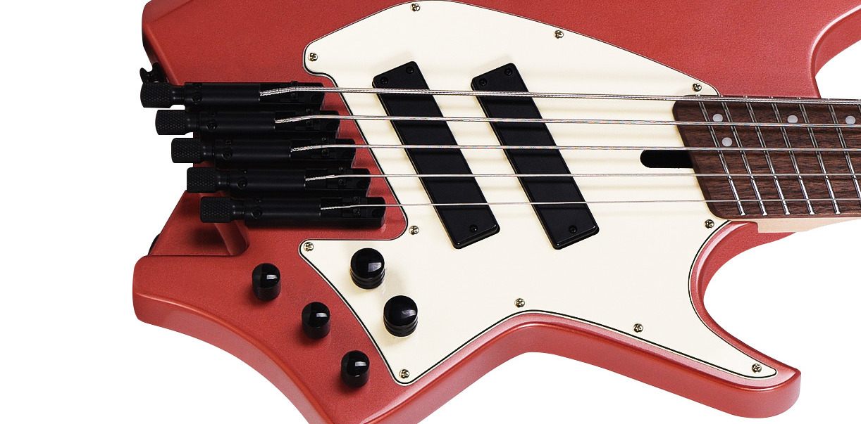 Безголова бас-гітара HILS HNB5 G/MRG (Gloss Metallic Rose Gold)