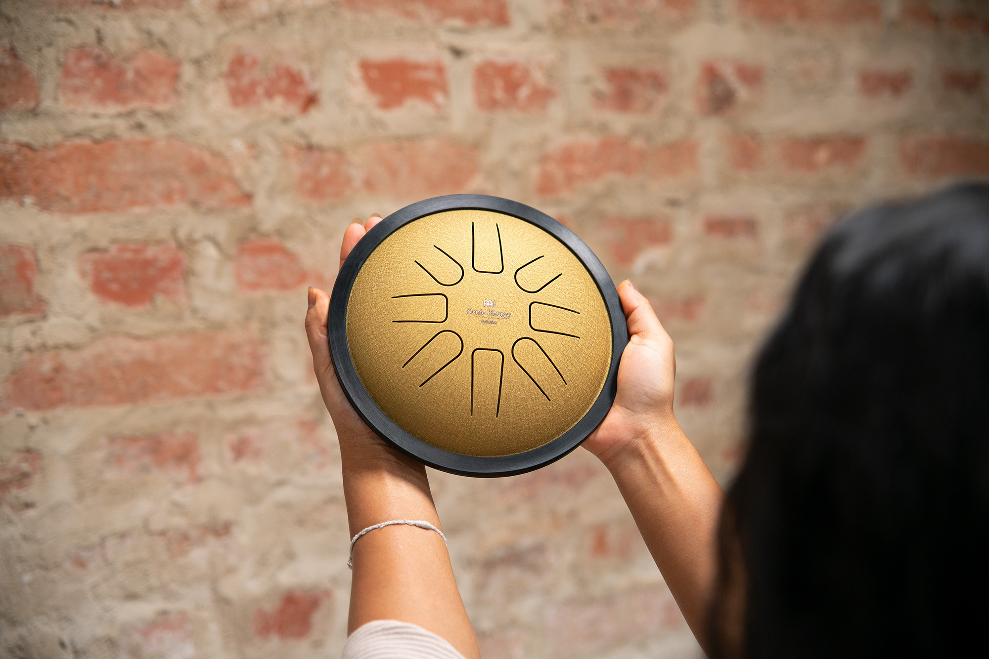 Глюкофон Meinl Sonic Energy SSTD3G Steel Tongue Drum C-Minor (7”) Gold