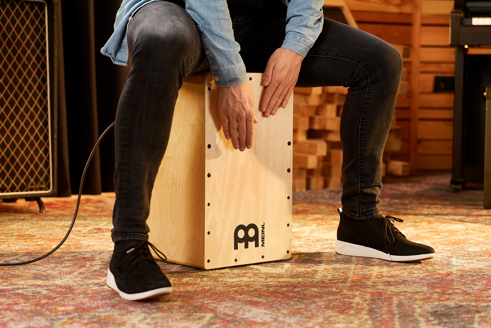 Кахон зі звукознімачем Meinl Woodcraft PWC100B Natural