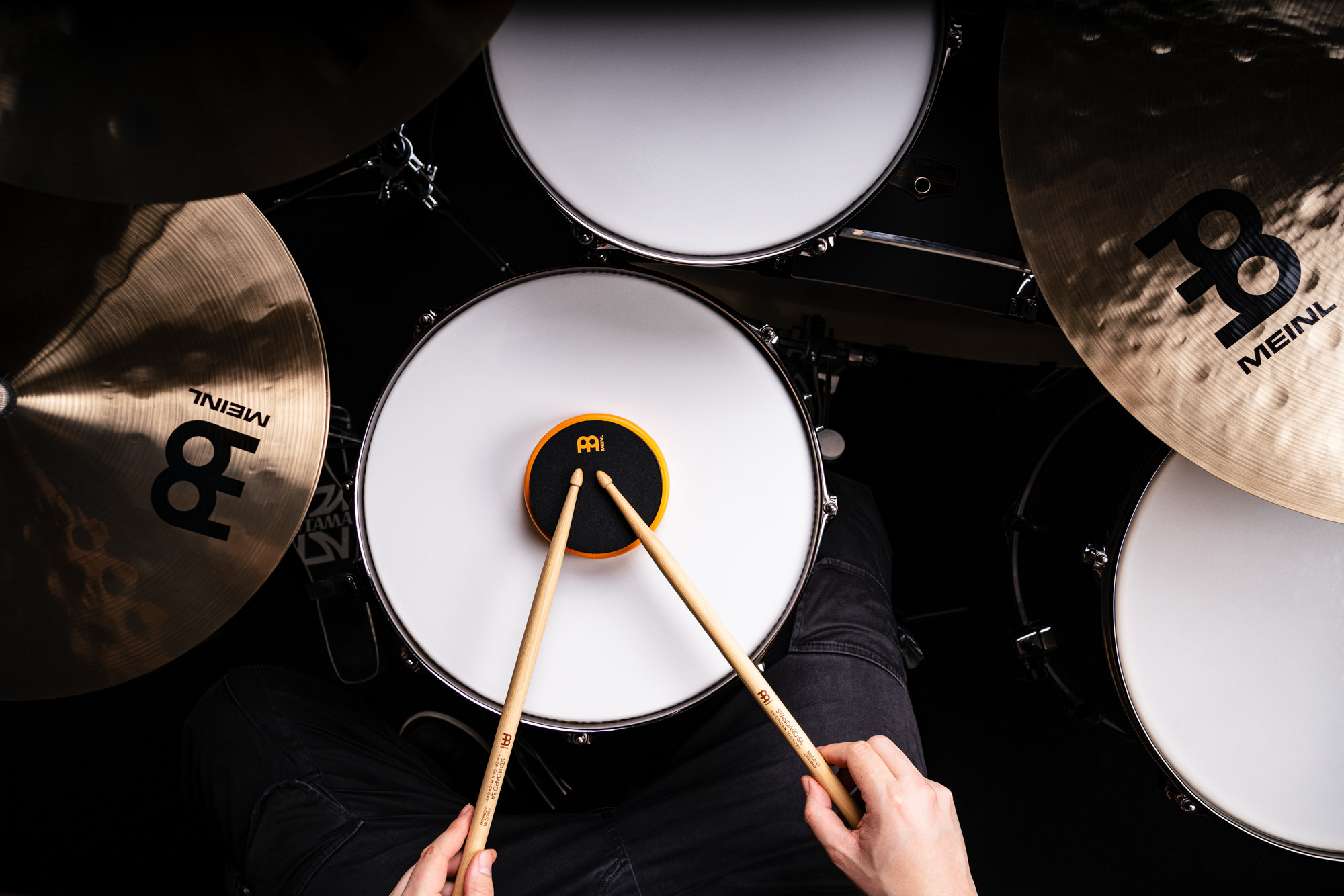 Пед тренувальний Meinl MMP4OR Marshmallow Orange 4”