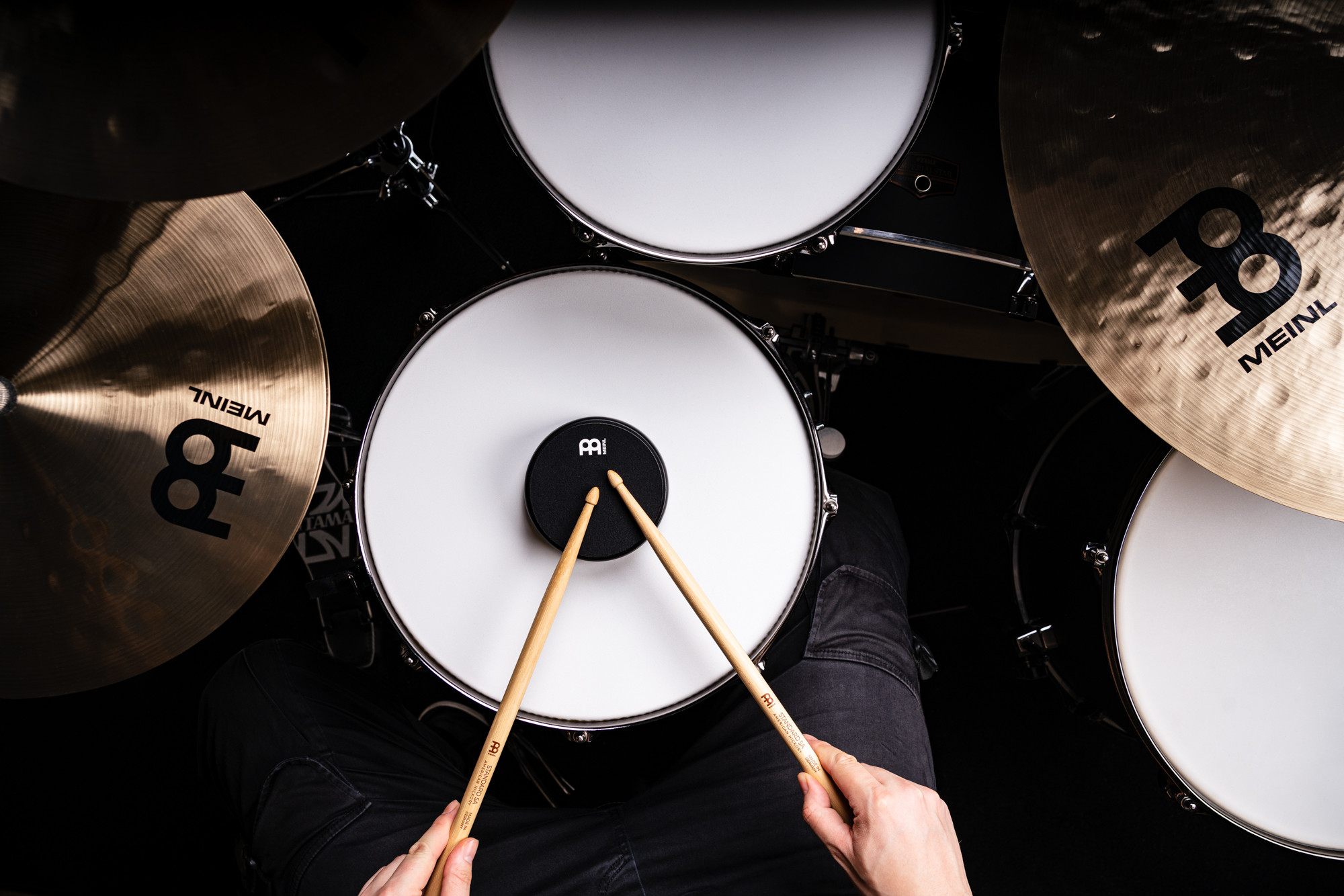 Тренировочная педаль Meinl MMP4BK Marshmallow Black 4”