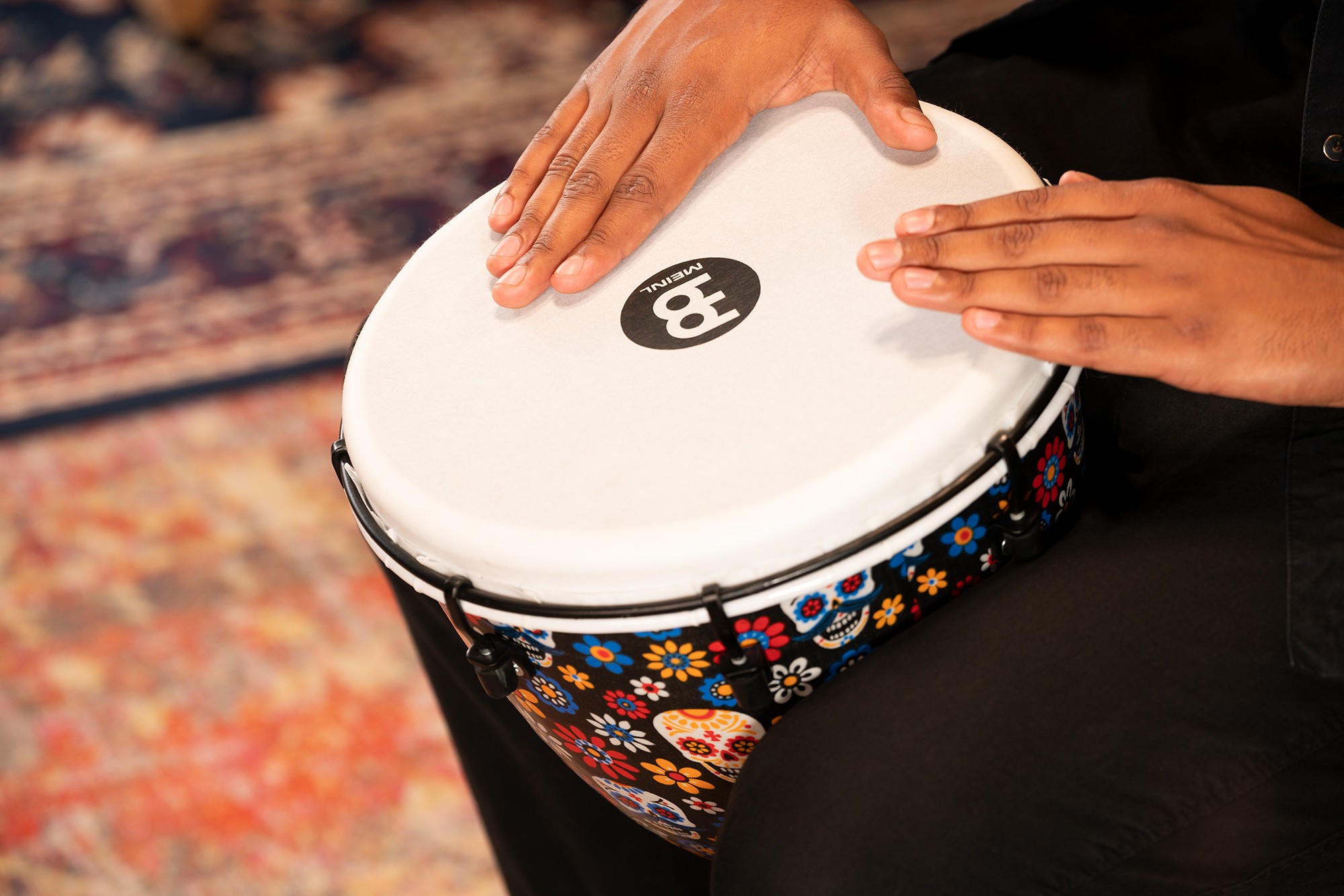Джембе Meinl Alpine Synthetic ADJ12-DA (12”) Day Of The Dead