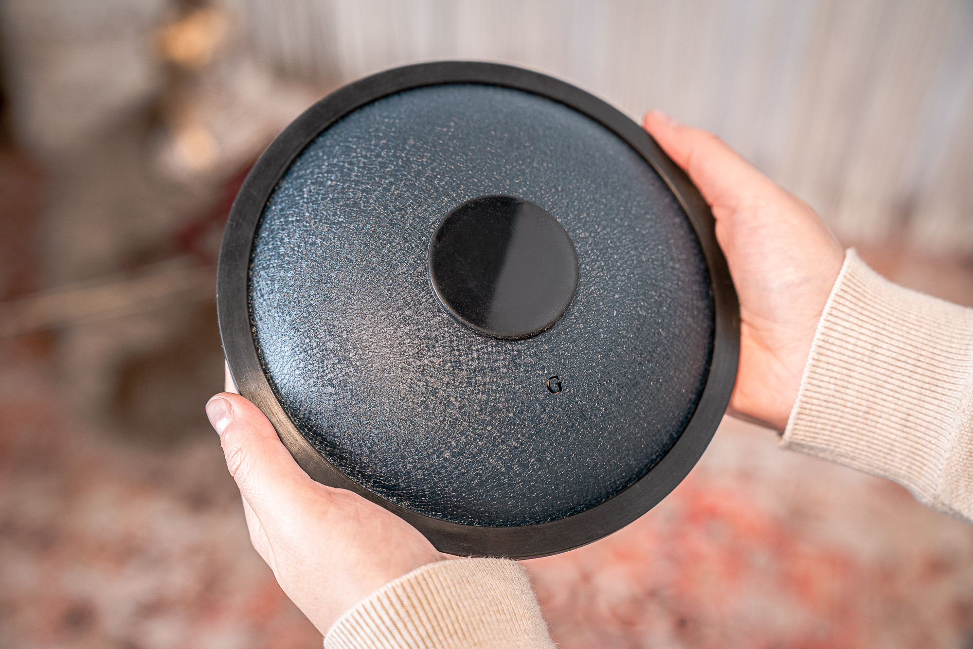 Глюкофон Meinl Sonic Energy SSTD2NB Steel Tongue Drum G-Minor (7”) Navy Blue