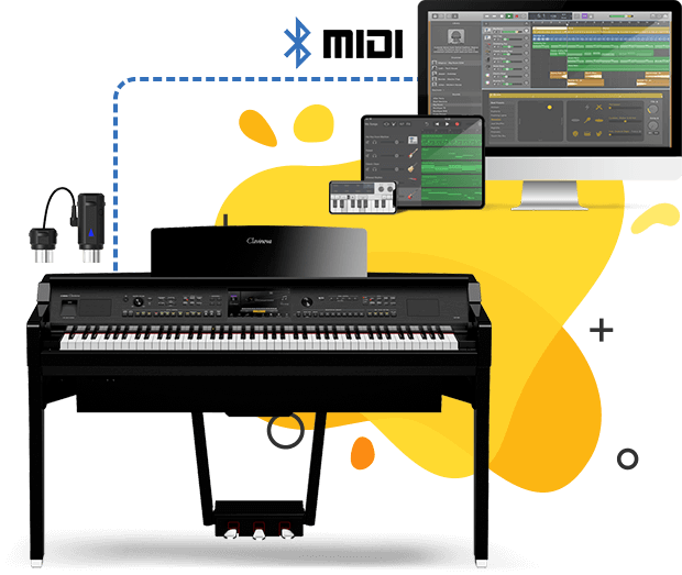 Bluetooth адаптер для MIDI-клавиаутуры CME WIDI Master